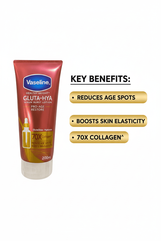 Vaseline - Healthy Bright Gluta-Hya Pro-Age Restore Lotion