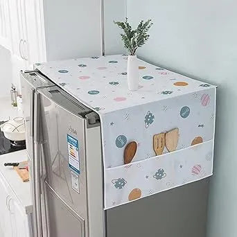 Fridge Top Cover With Side Pockets