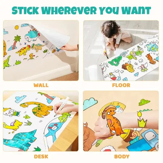 3-Meter Kids Coloring Roll