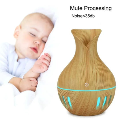 Wood Grain Aroma Humidifier