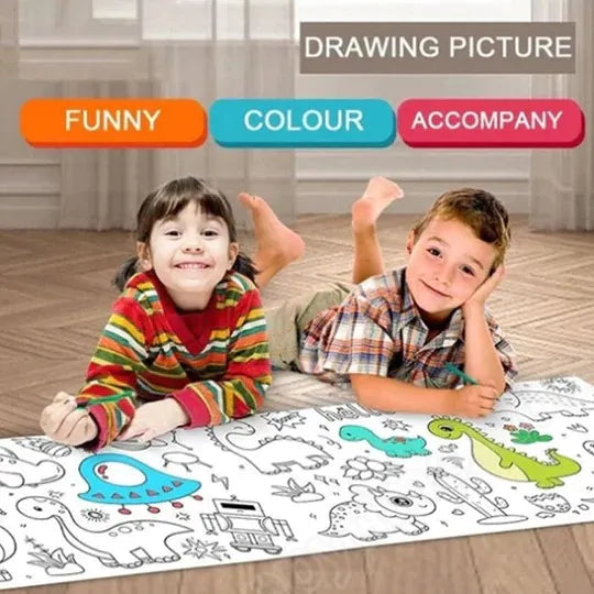 3-Meter Kids Coloring Roll