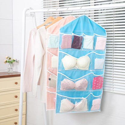 Hanging Multi-Pocket Transparent Storage Organizer