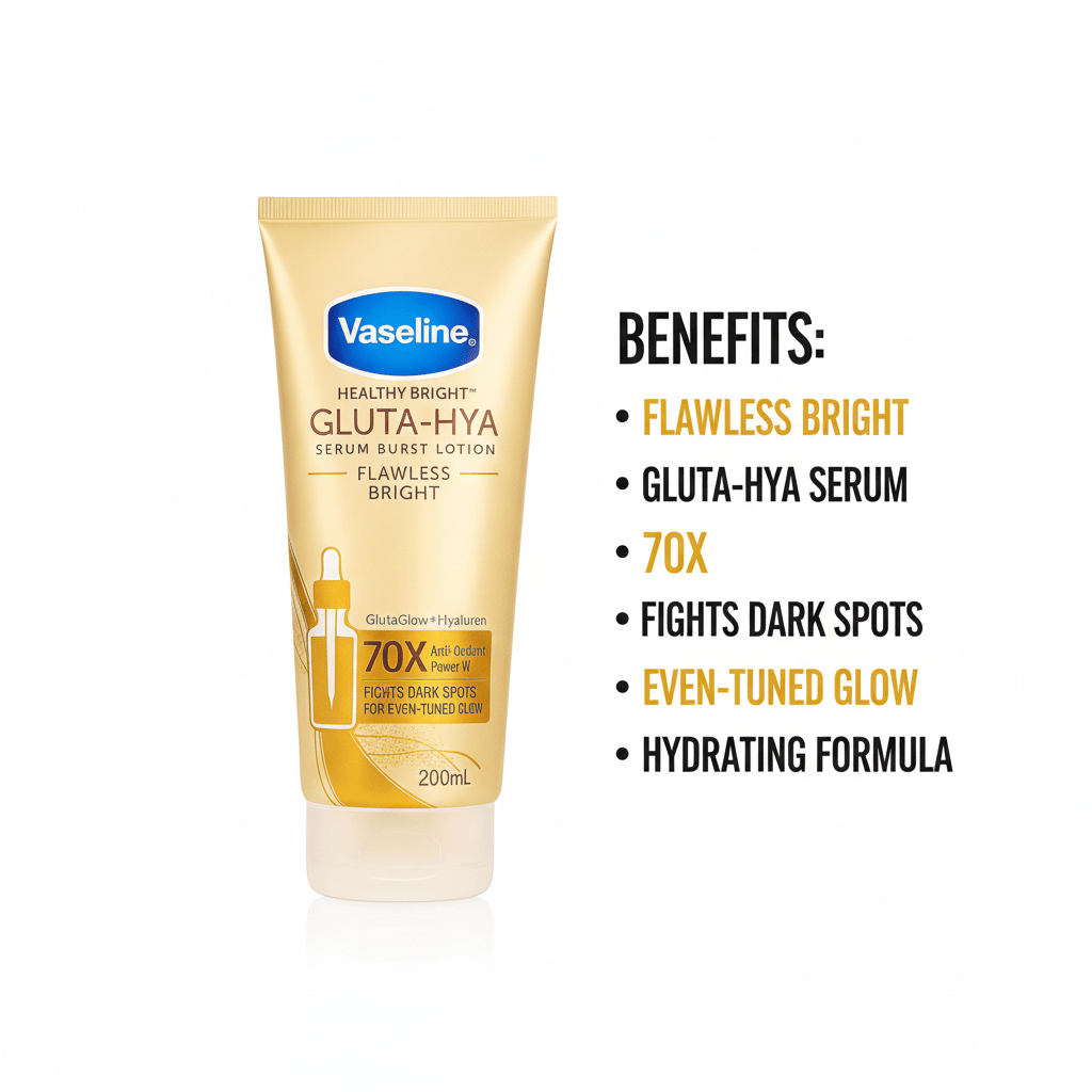 Vaseline - Healthy Bright Gluta-Hya Flawless Bright Lotion