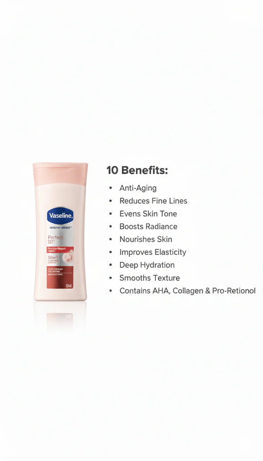 Vaseline - Healthy Bright Perfect 10 Pro-Age Repair Lotion